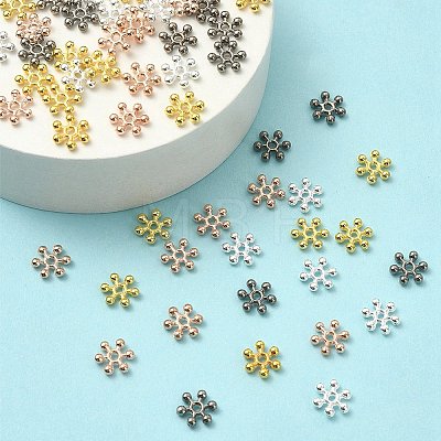 100Pcs 4 Colors Zinc Alloy Spacer Beads FIND-YW0004-20-1