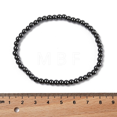 Synthetic Hematite Stretch Bracelets BJEW-P0131-011-1