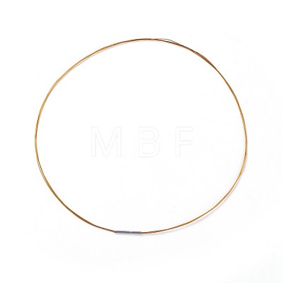 Steel Wire Necklace Making MAK-I011-08-1