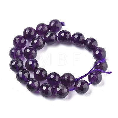 Natural Amethyst Beads Strands G-C073-8mm-3-1