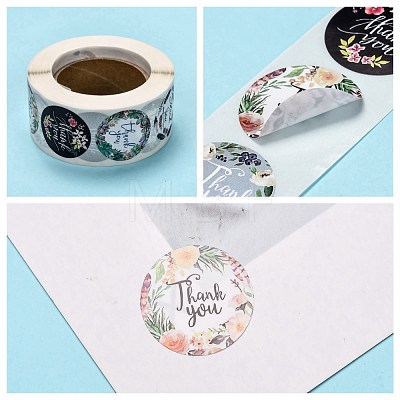 1 Inch Thank You Stickers DIY-G013-A13-1