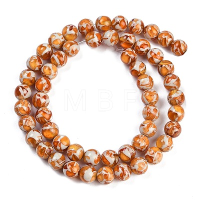 Sythetic Amber Beads Strands G-M199-02G-1