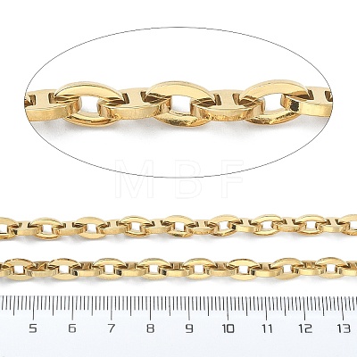 Ion Plating(IP) 304 Stainless Steel Oval Link Chains CHS-E030-01G-1