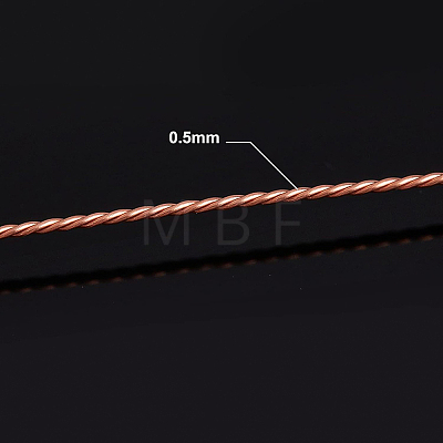 BENECREAT 3 Strands Copper Craft Wire CWIR-BC0008-0.5mm-R-1