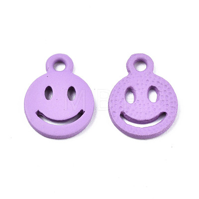 Spray Painted Alloy Charms X-PALLOY-T075-121B-RS-1