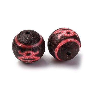 Tibetan Style dZi Beads TDZI-NH0001-D01-01A-1