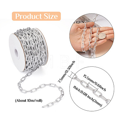 Aluminum Paperclip Chains YS-TAC001-02-1