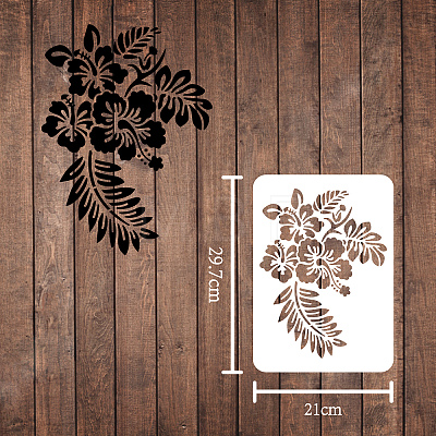 Large Plastic Reusable Drawing Painting Stencils Templates DIY-WH0202-060-1