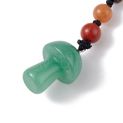 7 Chakra Gemstone Beads Keychain KEYC-F036-01B-1