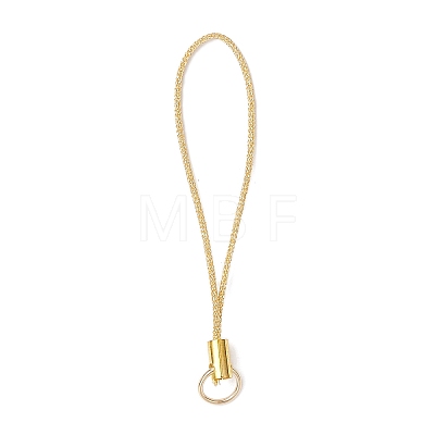 Polyester Metallic Thread for Making Mobile Straps X-AJEW-JB01374-01-1