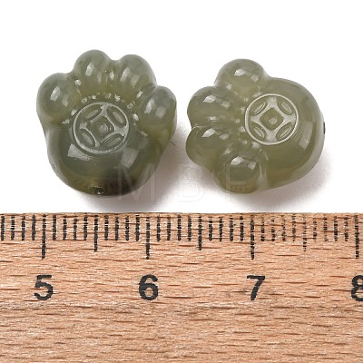 Natural Nephrite Jade Carved Beads G-Z155-10-1