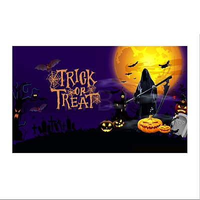 Polyester Halloween Banner Background Cloth FEPA-K001-001B-1