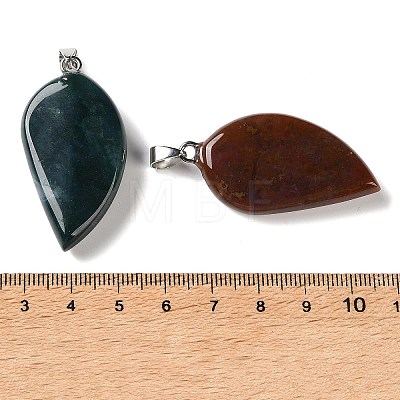 Natural Indian Agate Pendants GG-CBACB71-05P-07-1