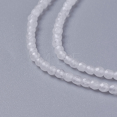 Natural White Jade Beads Strands G-F596-46E-3mm-1