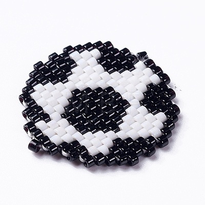 Handmade Loom Pattern MIYUKI Seed Beads PALLOY-MZ00066-01-1