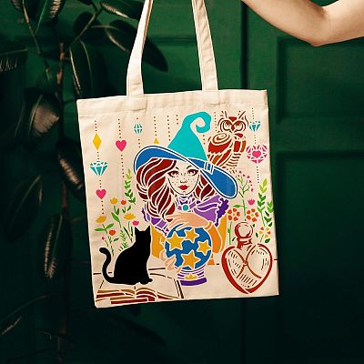 PET Hollow Out Drawing Painting Stencils DIY-WH0405-0021-1