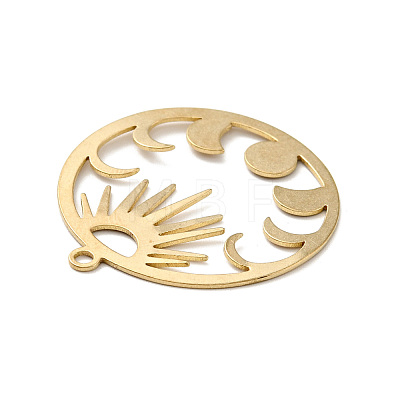 Brass Pendants KK-G423-12G-1