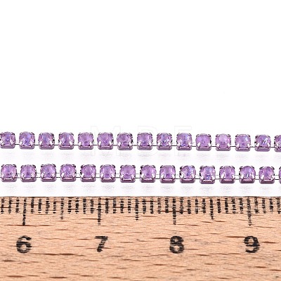 Iron Rhinestone Cup Chains CH-T006-05B-22-1