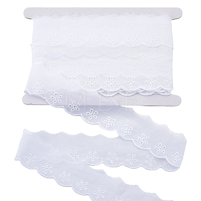 15 Yards Flat Hollow Cotton Lace Trim OCOR-GF0006-08-1