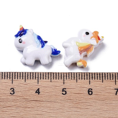 Opaque Cute Animal Resin Decoden Cabochons RESI-B024-02F-1