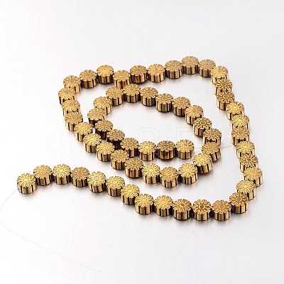 Electroplate Non-magnetic Synthetic Hematite Bead Strands G-F300-56-03-1