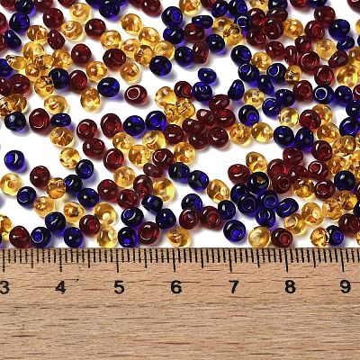 Transparent Colours Glass Seed Beads SEED-P006-02A-10-1