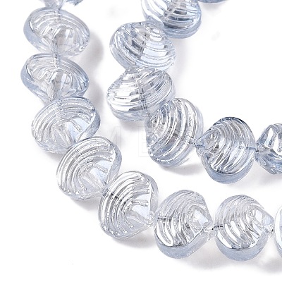 Electroplate Glass Beads Strands EGLA-T021-11E-1