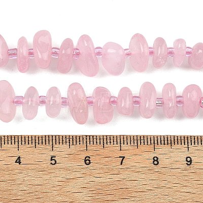 Natural Rose Quartz Beads Strands G-F821-B02-01-1
