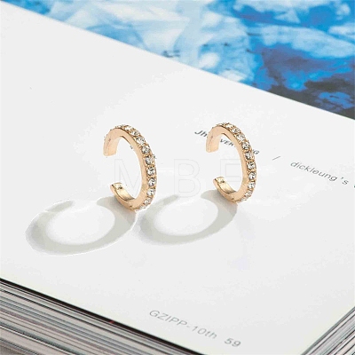Brass Cuff Earrings WGBC495-04-1