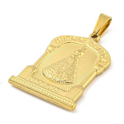 Ion Plating(IP) 304 Stainless Steel Pendants STAS-B071-02H-16G-1