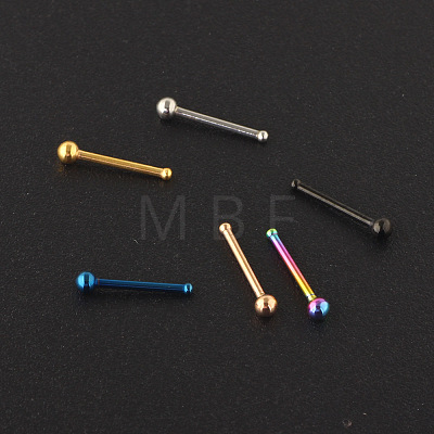 304 Stainless Steel Round Ball Nose Bone Rings WG2C4E4-06-1