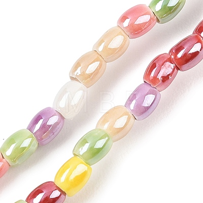Handmade Porcelain Beads Strands PORC-B008-01-1