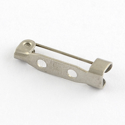 304 Stainless Steel Pin Brooch Back Bar Findings STAS-Q184-02-1