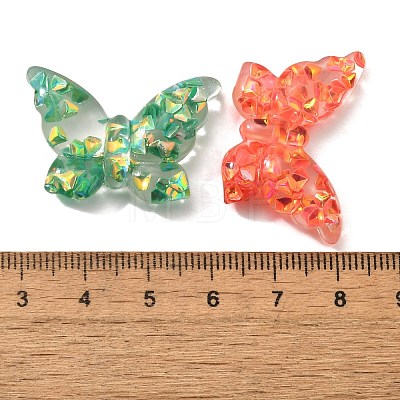 Transparent Resin Cabochons RESI-H035-02A-1