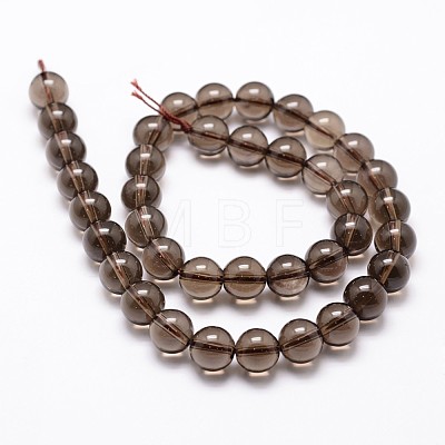 Natural Smoky Quartz Bead Strands G-D840-62-6mm-1