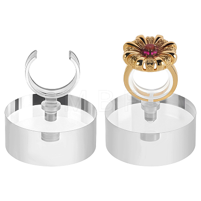 Acrylic Single Ring Display Stands ODIS-WH0099-253-1