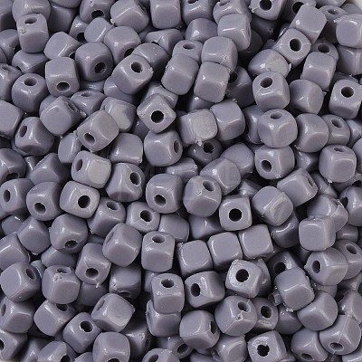 Opaque Acrylic Beads OACR-B025-06H-1