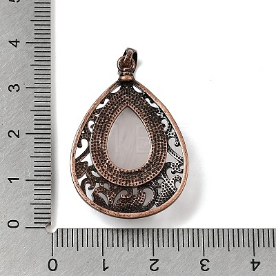 Natural Quartz Crystal Teardrop Pendants G-A297-05R-13-1