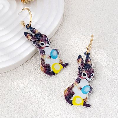 Easter Acrylic Dangle Earrings FS-WG815B0-01-1