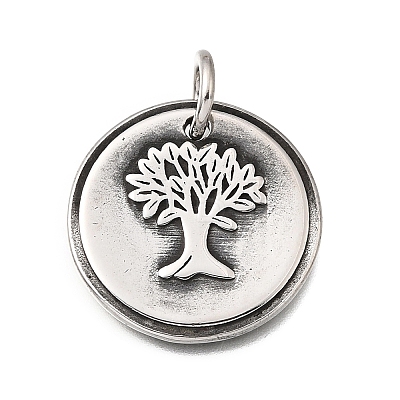 304 Stainless Steel Pendants STAS-H263-15AS-1