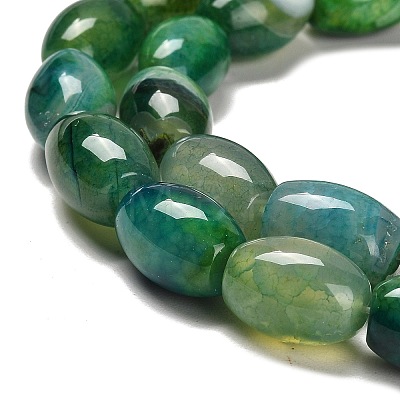 Natural Agate Beads Strands G-B079-E01-01B-1