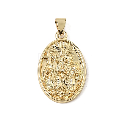 Brass Pendants KK-CBAA41C-04G-1