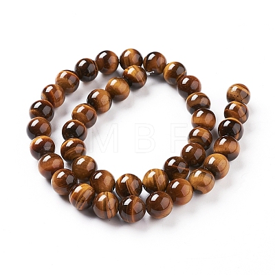 Natural Tiger Eye Beads Strands Z0RQS015-1