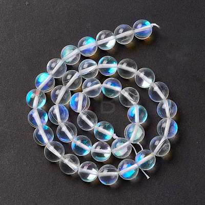 Synthetic Moonstone Beads Strands G-E573-02C-14-1