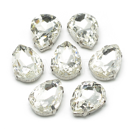 Sew on Rhinestone LS-RGLA-T035-7x10mm-01-1