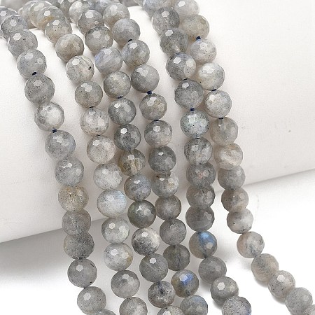 Natural Labradorite Beads Strands G-L642-F07-6mm-1