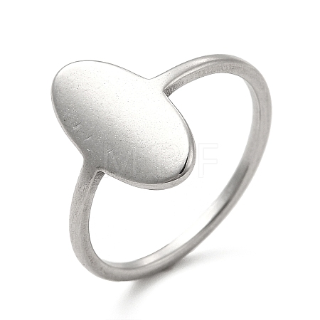 Non-Tarnish 201 Stainless Steel Finger Rings RJEW-G278-39P-1