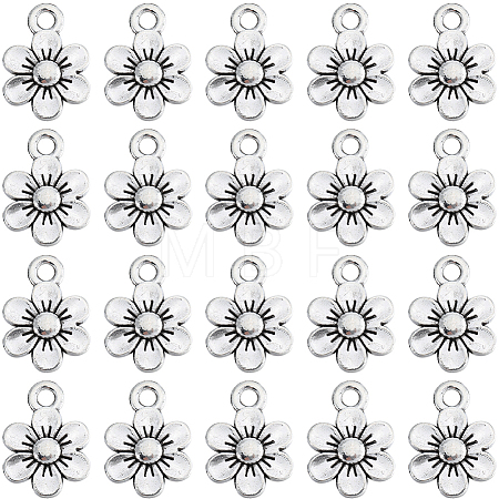 100Pcs Tibetan Style Alloy Charms FIND-SC0010-75B-1