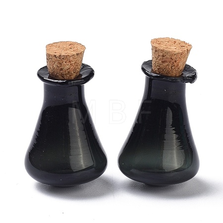 Glass Cork Bottles AJEW-O032-01J-1