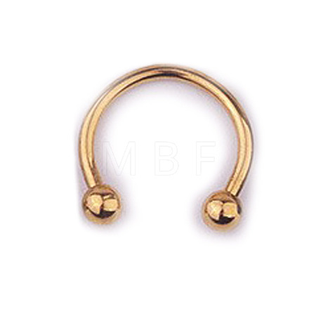 303 Stainless Steel Circular/Horseshoe Barbell Nose Rings WG86D19-16-1